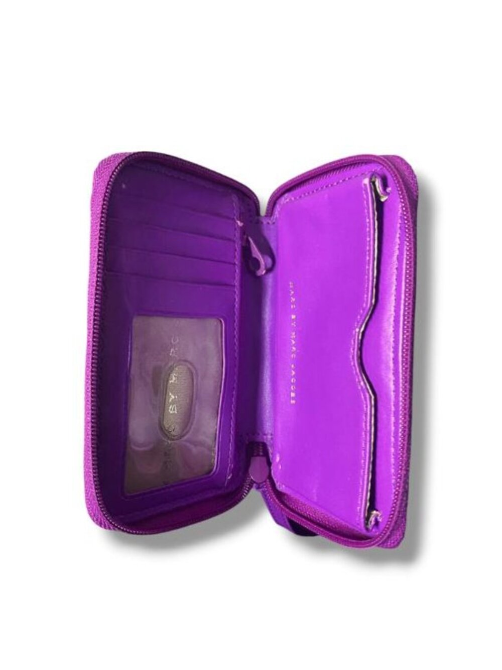 Marc by Marc Jacob Purple Embossed Wristlet Wallet - Picture 2 of 3